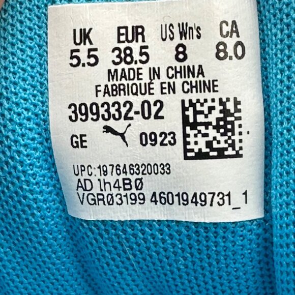 Women’s Puma Rihanna Fenty Creeper Phatty Speed Blue Size 8 - 7399332-02 NEW - Picture 8 of 8